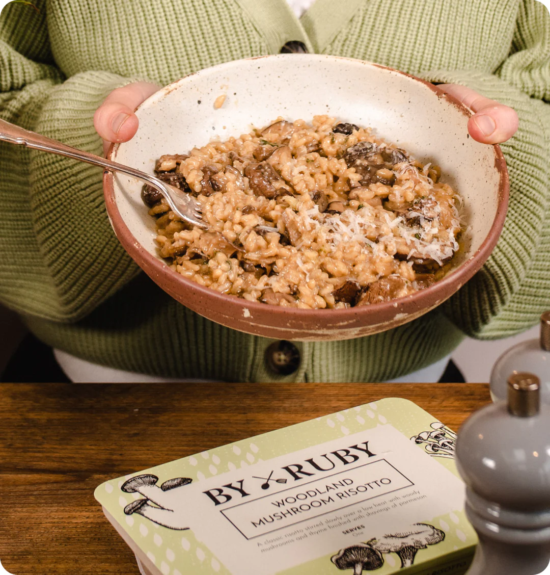 Ruby’s Woodland Mushroom Risotto