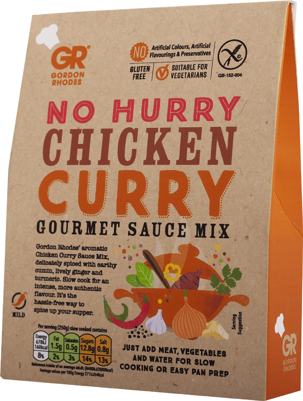Gordon Rhodes No Hurry Chicken Curry Mix – 75g